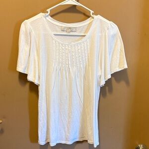 LOFT Women's Classic White Blouse